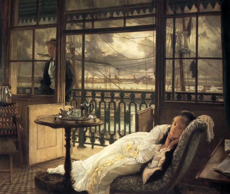 James Tissot A Passing Storm (nn01) Norge oil painting art